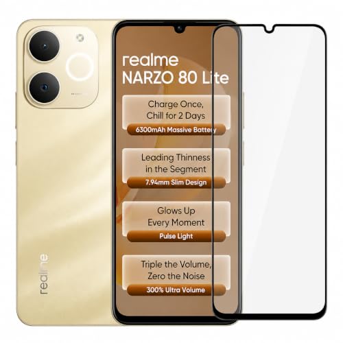 Image of Tempered Glass Screen Protector for Realme Narzo 80 Lite 4G