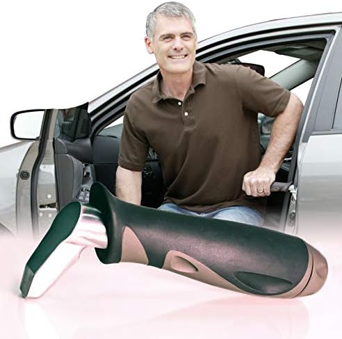 Stander Metro Car Handle Plus, Portable Vehicle Support Grab Bar, Standing Assist Mobility Aid, Includes LED Flashlight