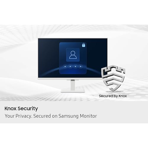 Image of Samsung 27 inch M5 Smart Monitor with Smart TV Experience|FHD 1920 x 1080|Screen Mirroring|IPS Panel |10W Speakers|Adaptive Sound|Wi-Fi|HDMI|Bluetooth|LS27FM501EWXXL|White