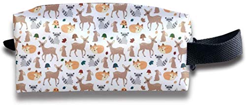 Preisvergleich Produktbild Woodland Animals 2354 Tragbare Kosmetiktasche für Reisen, multifunktional, für Damen und Herren