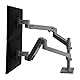 Ergotron LX Pro Monitor Arm Dual Stacking, VESA-Halterung für 2 Monitore übereinander, je bis zu 24, 1,8-10 kg, Constant Force Technologie, 10 Jahre Garantie, Grau - 45-690-293