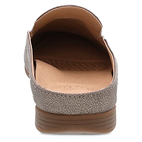 Image of Dansko Lexie Slip-On Mules for Women - Comfortable Flat Shoes with Arch Support - Versatile Casual to Dressy Footwear - Lightweight Rubber Outsole