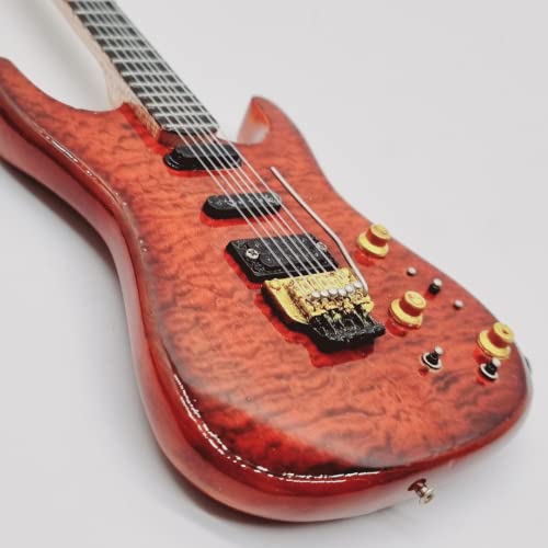 Phil Collen (Def Leppard) – Réplique de guitare miniature - Les Beatles, Paul McCartney, John Lennon, RIngo Starr, George Harrison Phil Collen (Def Leppard) – Réplique de guitare miniature – Image 3