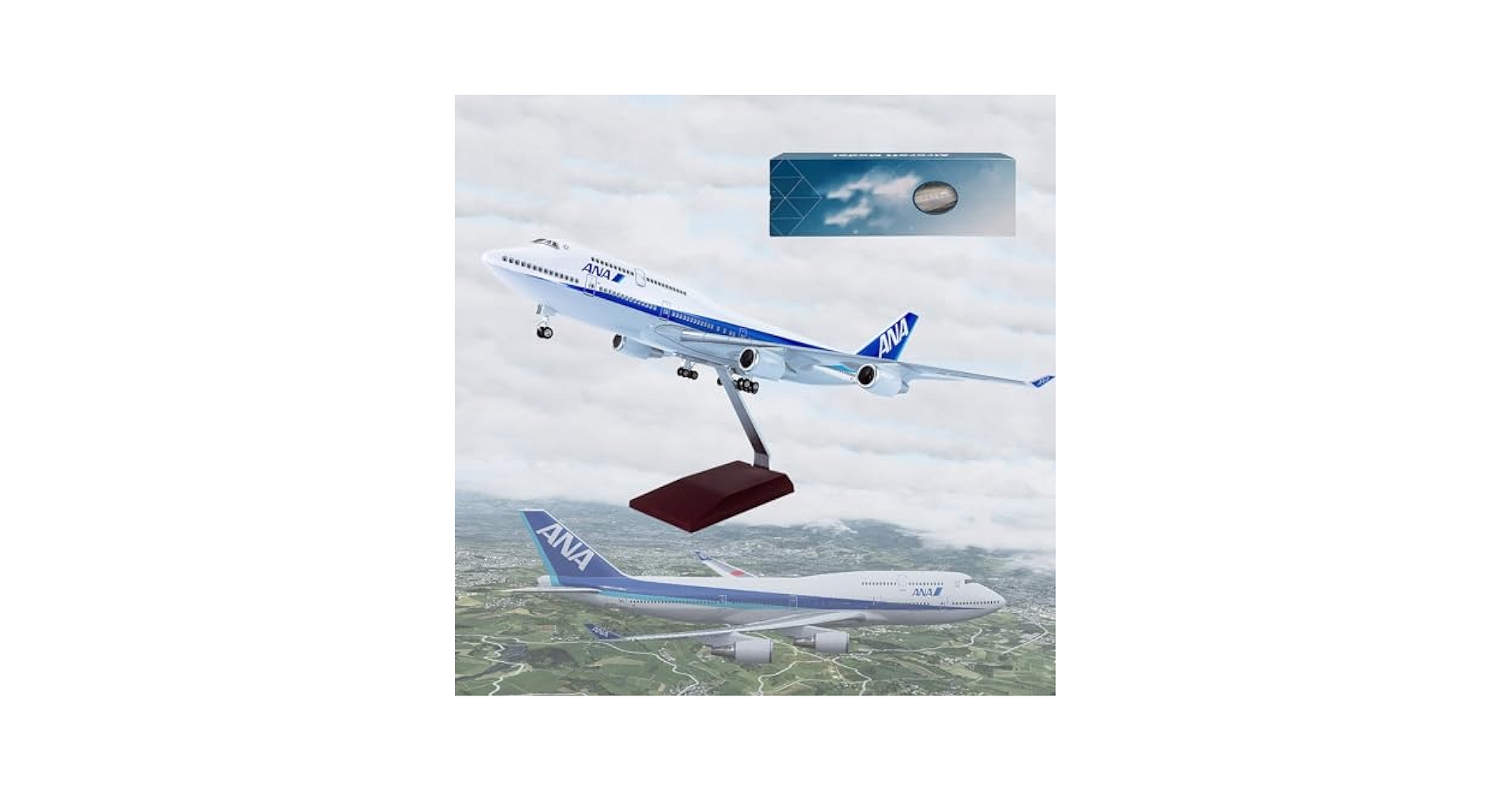 6/11着 ※ジャンク/ANA 747 1/150 スケール Amazon | 1/400 16cm 全日空 ANA ボーイング B747-400 合金