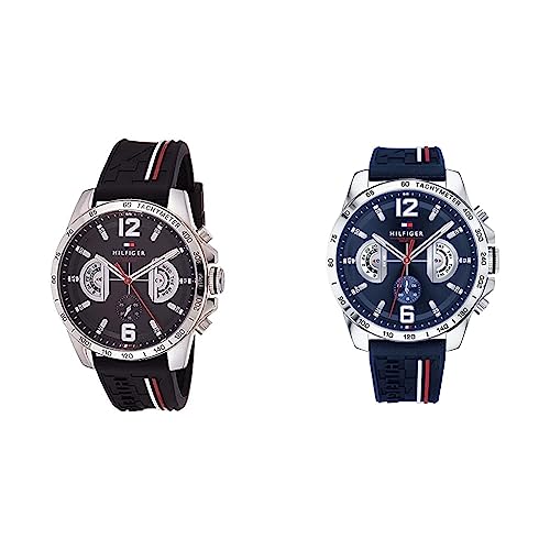 Montre analogique Tommy Hilfiger homme silicone noir 1791473