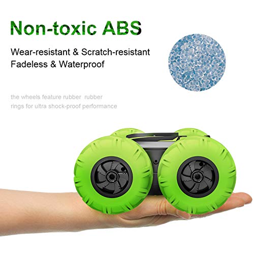Jellydog Toy Remote Control Stunt Car,RC Cars for Kids,4WD 2.4GH Remote Control Car, Double Sided Rotating 360° Flips Stunt Car, Kids Toy Car for Boys Age 6 +,Green - Thumbnail 4