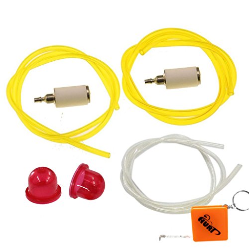 HURI Fuel Line Pipe & Filter & Primer Bulb kit for McCulloch Trim Mac 210 240 241 250 251 260 280 281