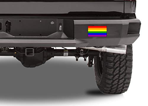 Rogue River Tactical Lgbt Rainbow Flag Sticker Car Decal Bumper Sticker Gay Pride Lesbian Bisexual Transgender Support (5X3) #TOP4
