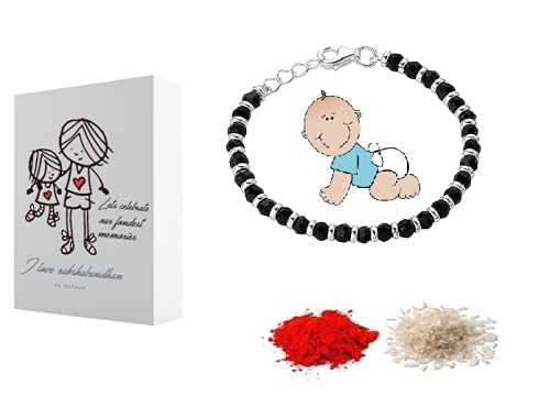 El Regalo 1st Rakhi for Baby Brother - Nazaria Rakhis for 1st Rakhi for Little Brother/Niece/Nephew Rakhis for Kids/Babies/Toddlers (Plain Nazaria Rakhi) (B0994LH944) Amazon Price History, Amazon Price Tracker