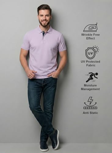 Image of XENOVAURBAN Dry Fit Polo t Shirt for Man | Regular Fit | Quick Dry Mars Fabric Polo T-Shirt with Collar for Men