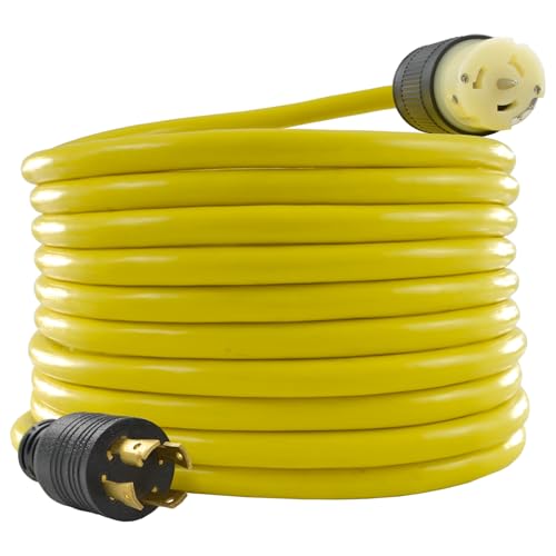 Conntek Transfer Switches Cord / Temp Power Cord, L14-30P 30-Amp 4 Prong Locking Plug to CS6364 50-Amp Locking Female (25-Feet)