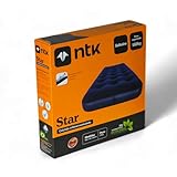 NAUTIKA, Colchão Inflável Star de Solteiro Sem Molas, Cinza E Preto. glide