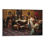 Chopin Playing Piano at Radziwills Princē Salon-Poster, 