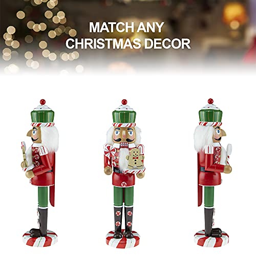 Clever Creations Green Gingerbread Baker 12 Inch Traditional Wooden Nutcracker, Festive Christmas Décor For Shelves And Tables #TOP3