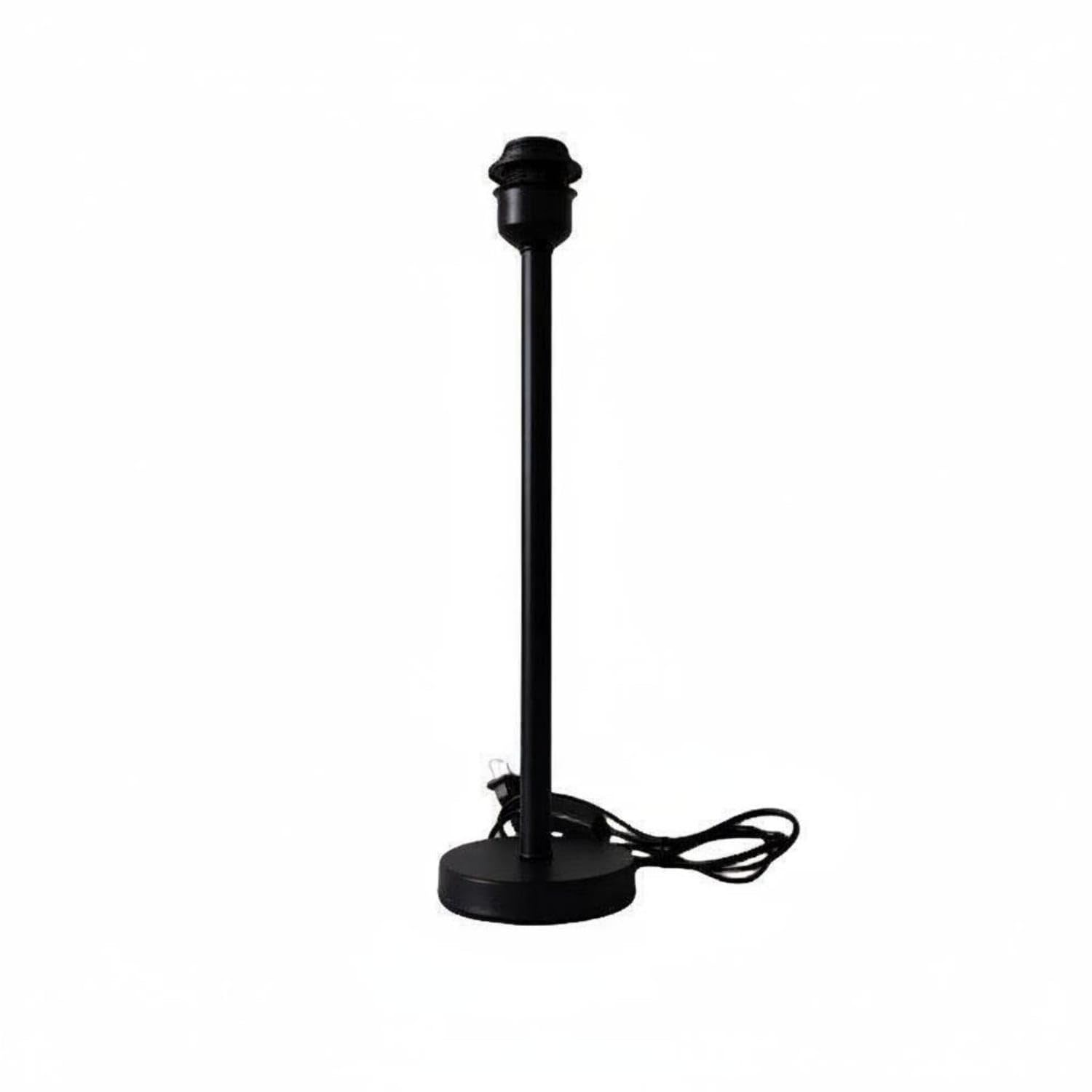 Easy Installation E27 Lamp Holder Base Ceramic Body DIY Lamp Base Heavy Duty Light Bulb Socket Holder Multiple Styles for Crafters, Black, 12x45cm-image-27