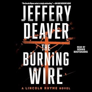 The Burning Wire Audiolibro Por Jeffery Deaver arte de portada