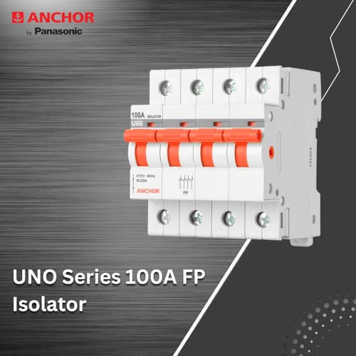 Image of Anchor by Panasonic UNO Series 100 Amp 4 Pole Isolator (98099)