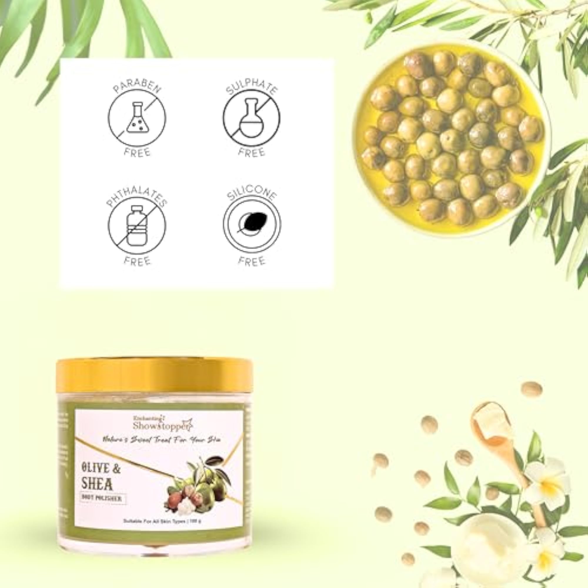 Olive & Shea Body Polisher, Deep Exfoliation