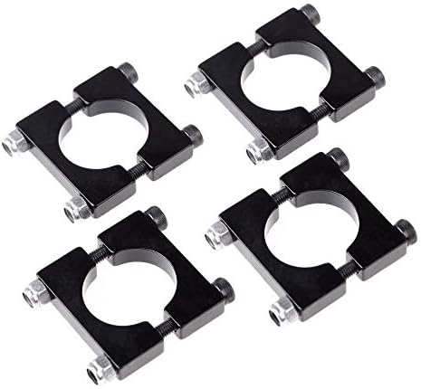 4 Piece CNC Aluminum 16mm Round Tube Mount Clamp with Hardware