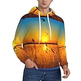 Construction : livré avec un chapeau et une corde pour chapeau. Poche kangourou sur le devant, peut stocker de petits objets quotidiens. Avec bandes élastiques aux poignets et à l'ourlet pour un meilleur ajustement.