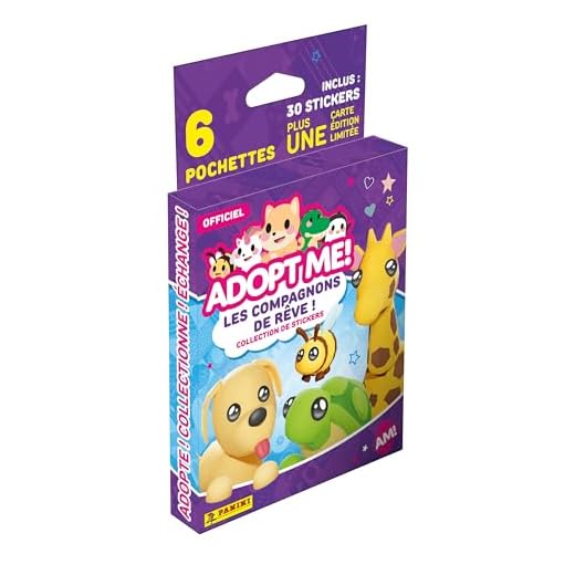 Panini Adopt ME ON Roblox Blister 6 Fundas + 1 Tarjeta de edición Limitada (004746KBF6)