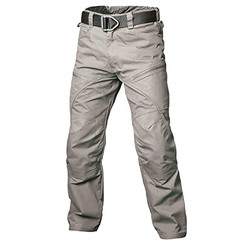 CARWORNIC Pantalon tactique de combat pour homme Rip-Stop Pantalon cargo de randonnée décontracté léger multi-poches, kaki, 30 W/30 L Cover