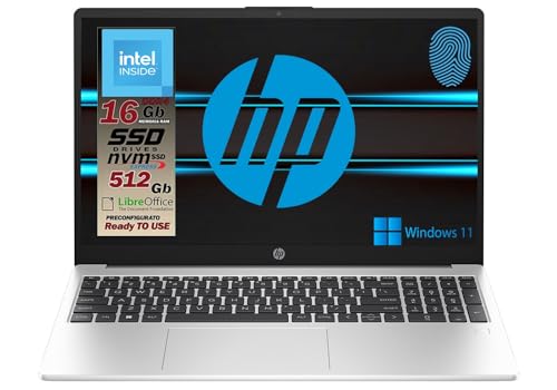 HP 250 G7, Intel Core? i3 10 ° generazione, 1,2 GHz, 39,6 cm (15,6
