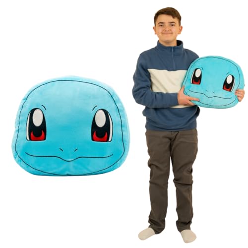 Image of Pokemon Squirtle Decorative Plush Pillow - Anime Bedding Accent for Kids - Super Soft, One Size - (Officially Licensed Product) by Franco