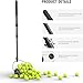 NEEWER Tennis Ball Pickleball Collector Roller, No Bending Over Quick Rolling Picker for 1.5