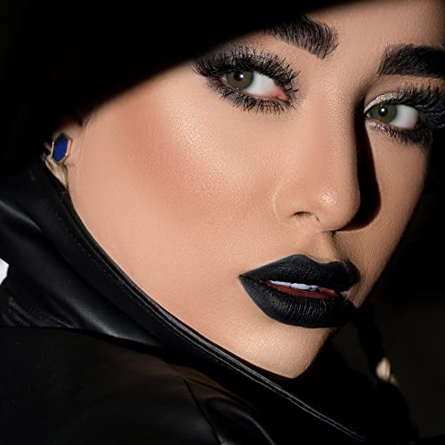 Image of MAKI YIKA Black Lipstick Dark for Women Color Stay Long Lasting Lipsticks