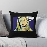 Westworld Dolores Abernathy Pop - Funda de almohada cuadrada de poliéster y lino y terciopelo, con cremallera, para decoración de habitación, 45 x 45 pulgadas