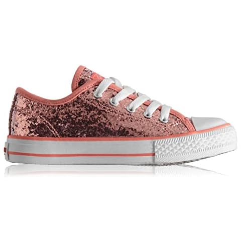 Soul Cal Kids Pink Glitter Canvas Shoes Cover