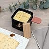 CÉCOA • Cheese’Up Duo • Lot de 2 • Raclette à la Bougie • Sans Électricité • Poêlons Antiadhésifs & Spatules en Bois • Facile à Transporter & Nettoyer • Idéal pour Amateurs de Fromage