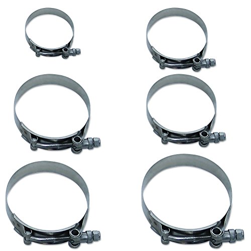 Abrazadera T-Bolt Mishimoto mmclamp-3 de acero inoxidable para mangueras de alta presión. 3