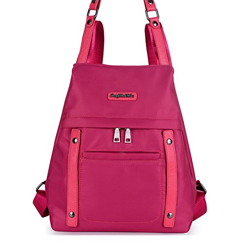 Sac à dos polyvalent de dames et sacoche de voyage convertible en épaule couleur C