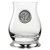 English Pewter Company Glencairn Personalised Whisky Mixer Glass with Monogram Initial - Unique Gifts for Men - with Your Choice of Initial 350ml [WGP110] (J) - Image 2