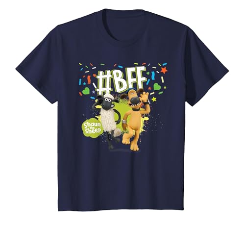 Official Shaun the Sheep t-shirt T-Shirt, Kinder, Marineblau, 116