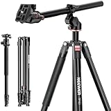 NEEWER 90 Zoll hohes horizontales Kamerastativ Einbeinstativ mit Kugelkopf, Metall DSLR Video Reisestativ, Arca Typ Schnellwechselplatte und umgekehrten Beinen, maximale Belastung 10kg / 22lbs, TP63