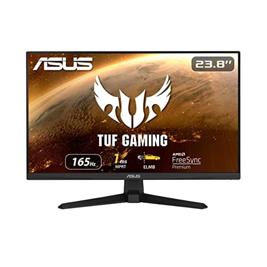 ASUS TUF Gaming VG249Q1A, Monitor Gaming 23.8”, FullHD (1920x1080), 165Hz