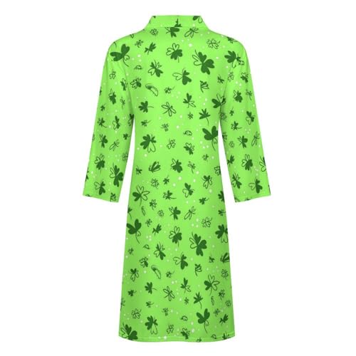 Vintage Newspaper Printed Robes For Women Mens Bathrobes Travel Spa Robe Pajamas Long Shower Towels Casual Sleepwear3