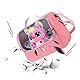 Gaga city Tragetasche kompatibel mit Hatchimals Alive Mystery Ei, geeignet für Pufficorn, Draggle, Tigrette, Nur Tasche (Rosa)