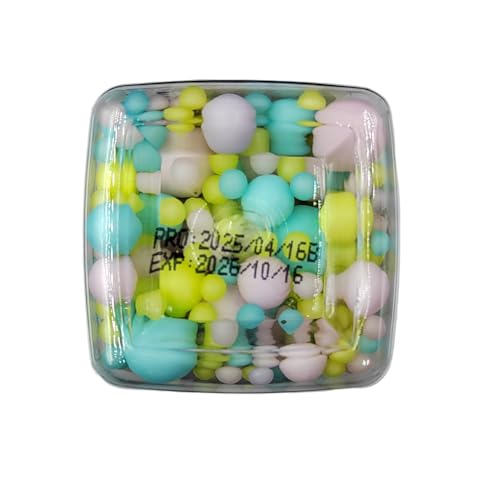 Image of Edible Pastel Sugar Pearls Candy Sprinkles 120G / 4.23Ounce Baking Cake Sprinkles Cupcake and Cake Topper Cookie Decorations Wedding Party Valentines Halloween Christmas Supplies