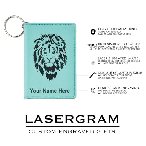 LaserGram ID Holder Wallet, Halloween Sexy Witch, Personalized Engraving Included (Teal)3