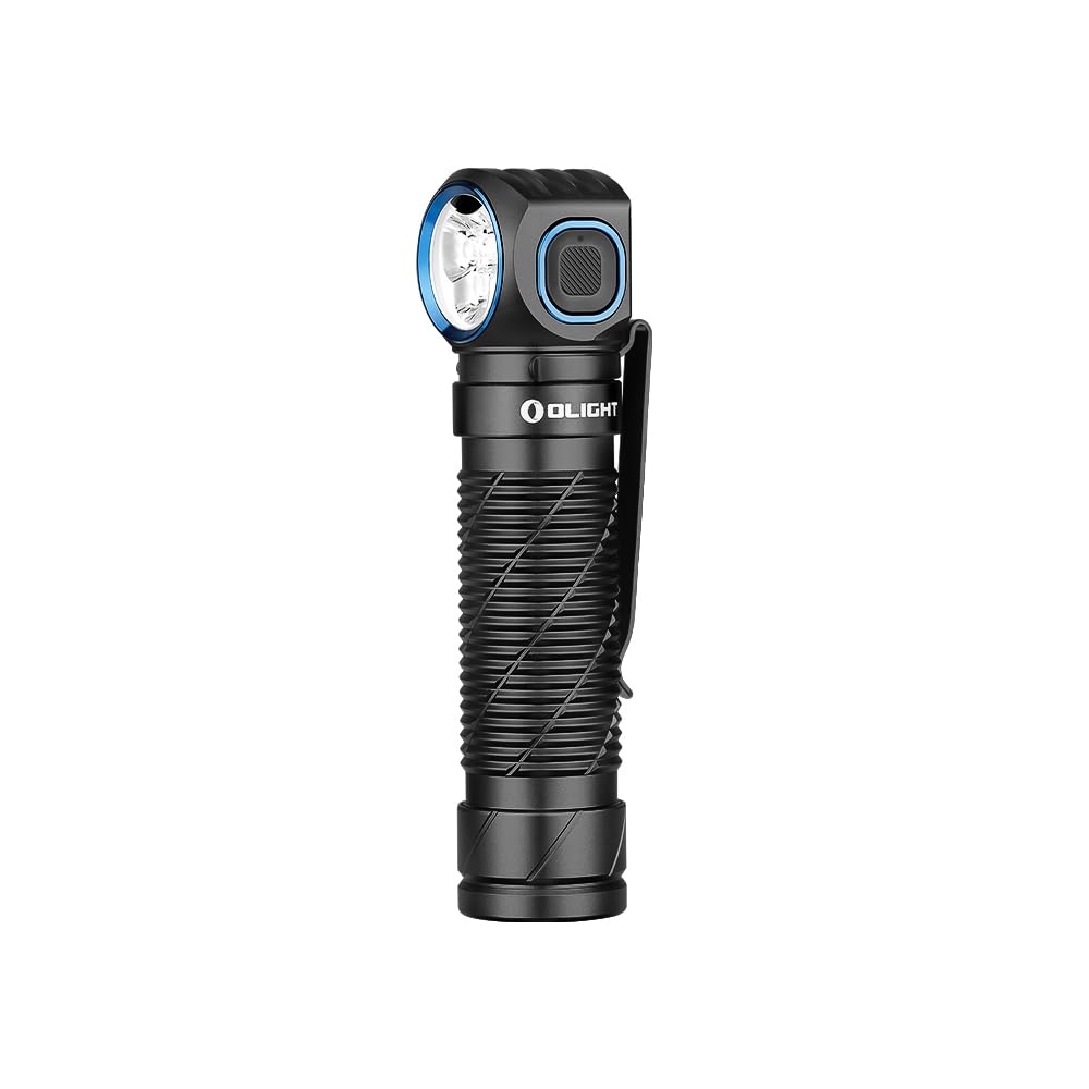 OLIGHT Perun 3 Lampe Frontale Ultra Puissante Rechargeable USB EDC 3000 LM Portée Max. 160 Mètres Torche Clignotant 7 Modes Étanche IP68 Headlamp LED Feu Rouge Pour Camping,Jogging Noir