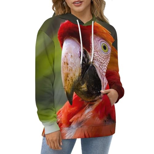 Sweats à capuche perroquet au design unique pull unisexe premium S - 5