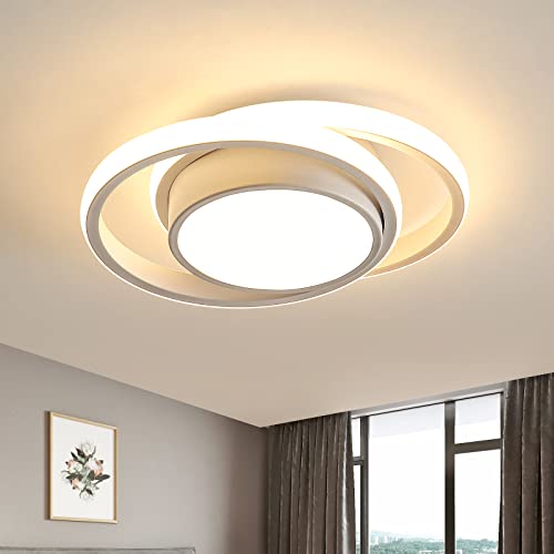 Dorlink LED Ceiling Light, 32W 2880LM Modern Ceiling Light Round Small Ceiling Lighting Fixture Aluminum
