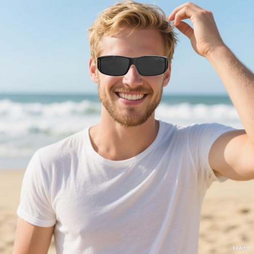 Polarized Sunglasses Fit Over Glasses for Men Women, Wrap-around Sunglasses Polarized UV400 Protection3