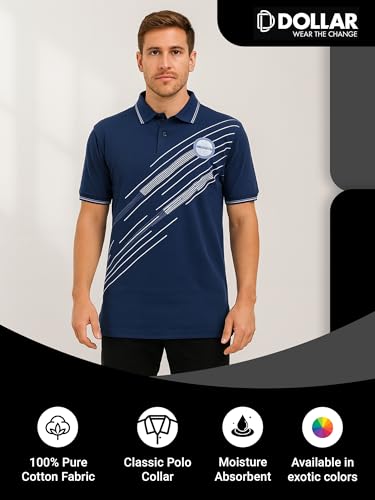 Image of Dollar Pack of 2 Men's Cotton Polo T-Shirt with Classic Collar