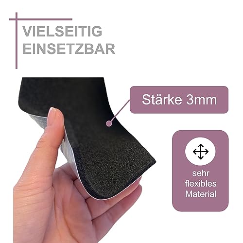 sarian Moosgummi selbstklebend 1000x80x3mm - Stärke: 3mm viele Größen Dichtband Dichtungsband Zellkautschuk