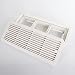 Lodówka Vent Powietrza do samochodowych Caravan Side Air Outlet Wentylator Wydechowy White Części samochodowe (Color : Without fan)